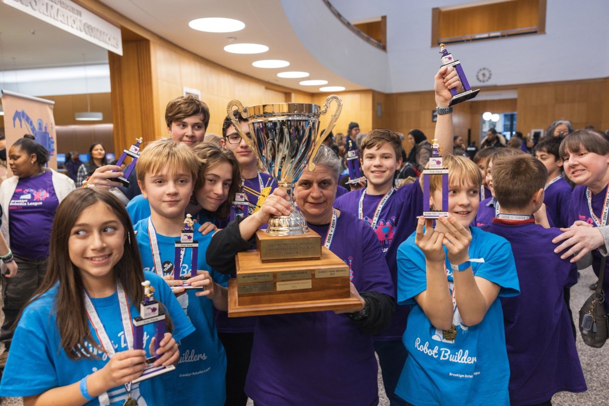 Kings Bay Library wins Brooklyn Robotics League championship